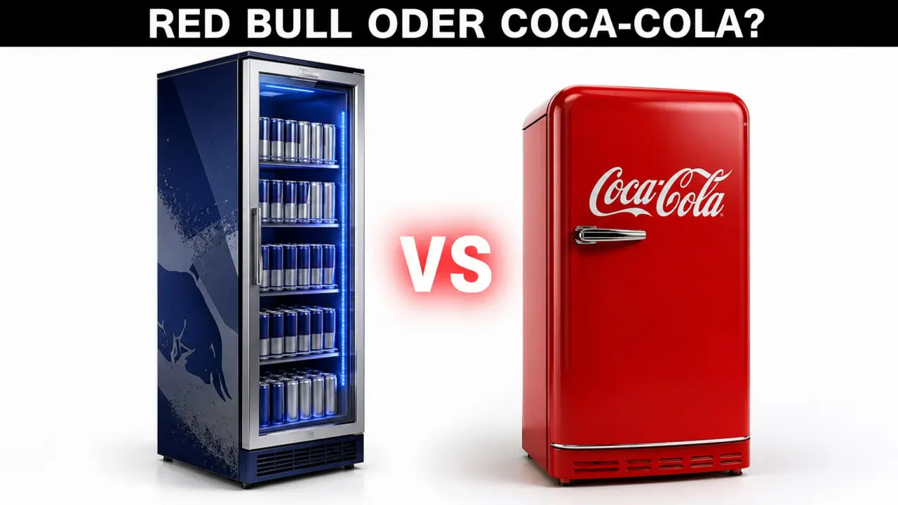 Red Bull Eco Cooler Mini-Kühlschrank 60 Liter Glastür Vergleich Coca-Cola Mini-Fridge 2026